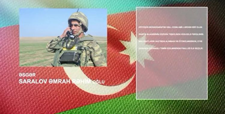 Döyüşün müqəddəratını həll edən əsgərlərimizdən biri - VİDEO