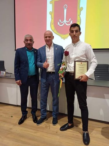 Azərbaycanlı gənc Odessanın ən yaxşı boksçusu oldu - FOTO