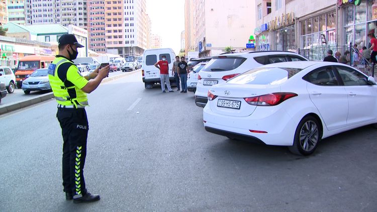 Qaydaları pozan 80 sürücü cərimələndi - FOTO