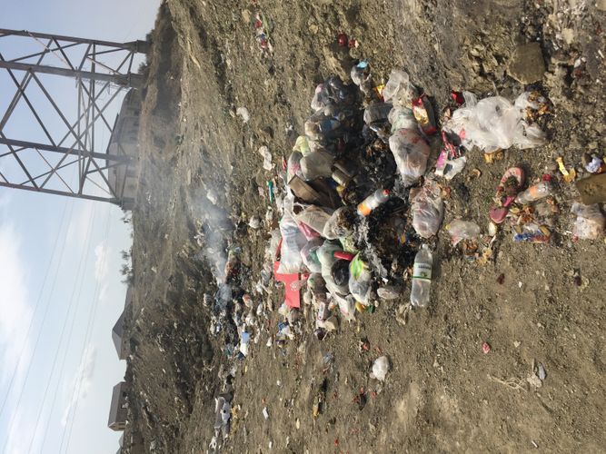 Zibil tullantılarına görə bələdiyyə sədri cəzalandı - FOTO