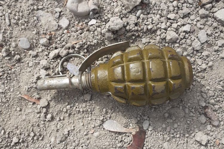 Bakıda evdən qumbara tapıldı