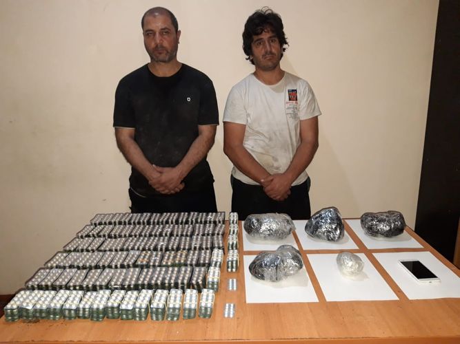 İrandan narkotik keçirmək istəyənlər saxlanıldı - FOTO