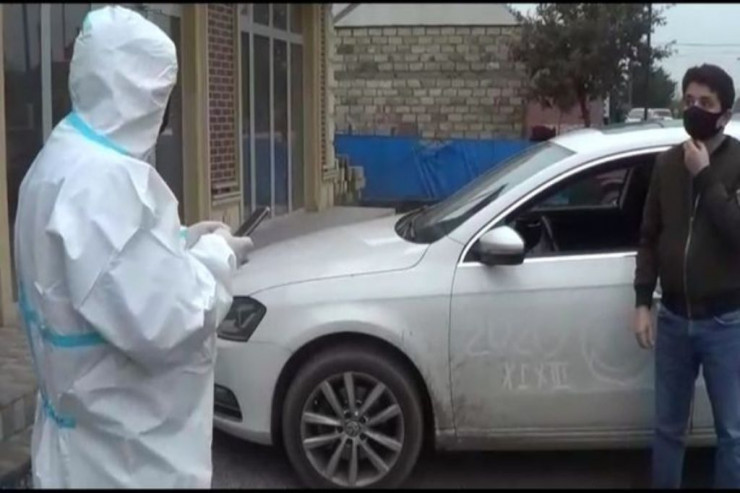 Gədəbəydə evdən çıxan koronavirus xəstəsi