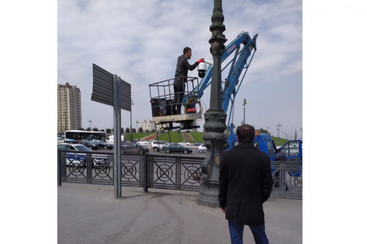 "Koroğlu" metrosunda qurulan yeni kamera