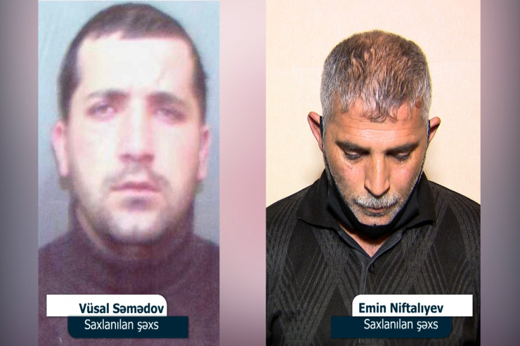 Narkotikə görə saxlanılan VüsalSəmədov və Emin Niftalıyev