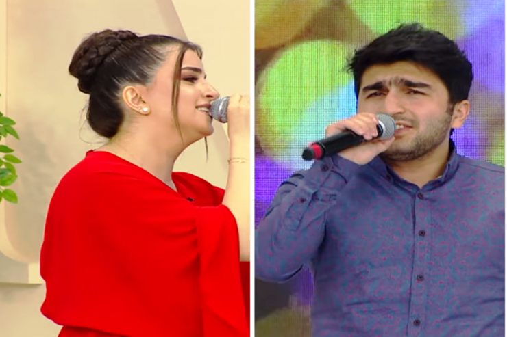 Muğam ifaçısı Kamilə Nəbiyeva və qardaşı