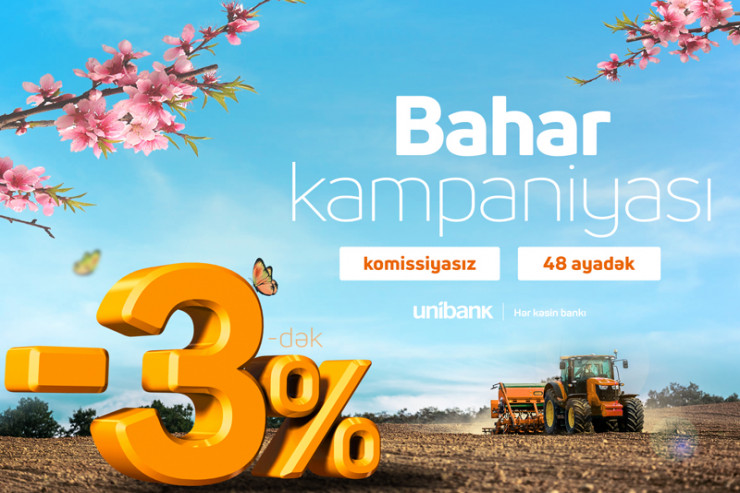 "Unibank" biznes sahibləri üçün Bahar kampaniyasını davam etdirir