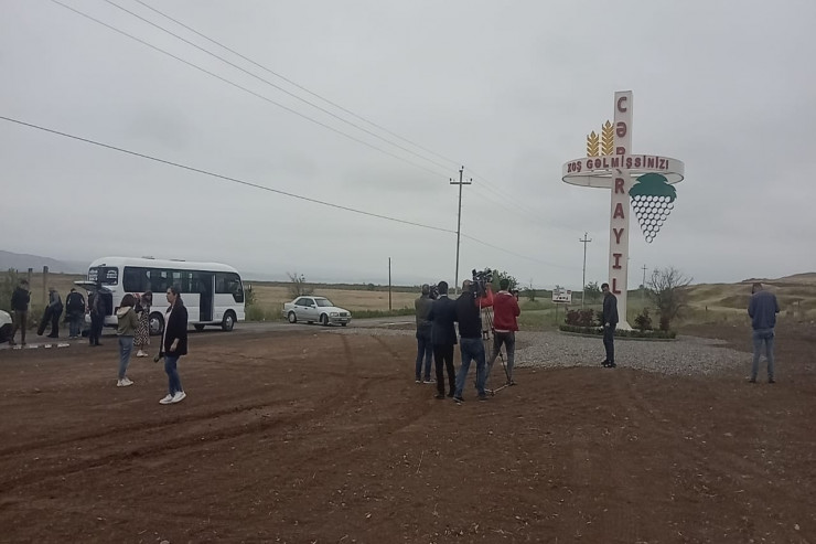 Jurnalistlər işğaldan azad olunan Füzuli və Xocavəndə səfər ediblər