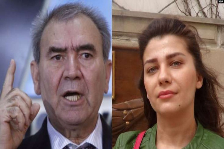 Cəmil Həsənli və qızı Günel Həsənli