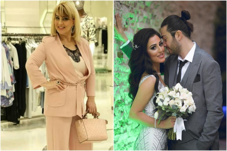 Əməkdar artist Nüşabə Ələsgərli qızı Nigar və kürəkəni