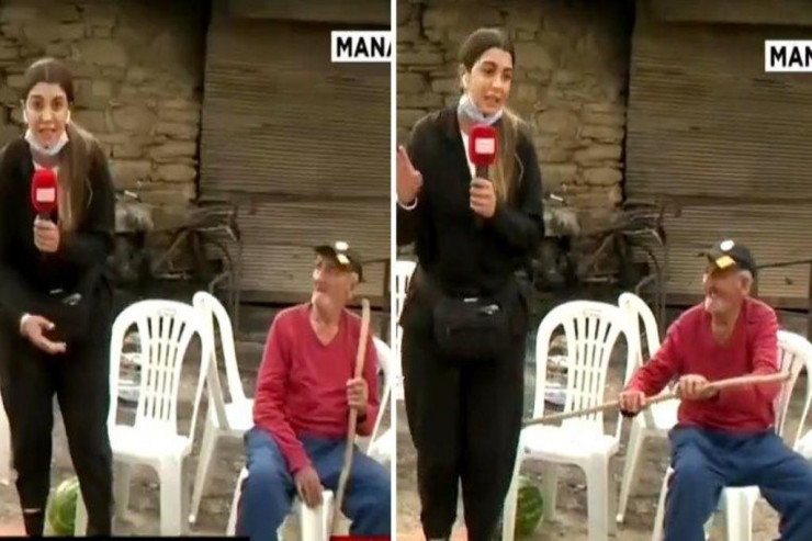 Görün, yanğın yerində olan Fulya Öztürkün başına nə iş gəldi? - VİDEO 