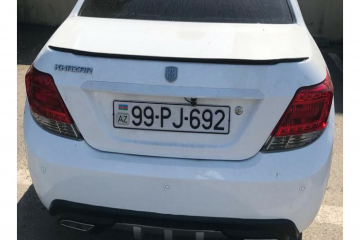 Narkotik tapılan maşın