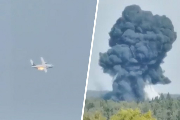 Rusiyada hərbi təyyarə qəzaya uğradı: 3 nəfər öldü -  VİDEO   -YENİLƏNİB 