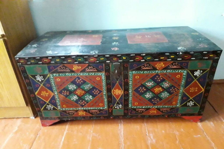 Sandığın içindən görün nə çıxdı -  FOTO 