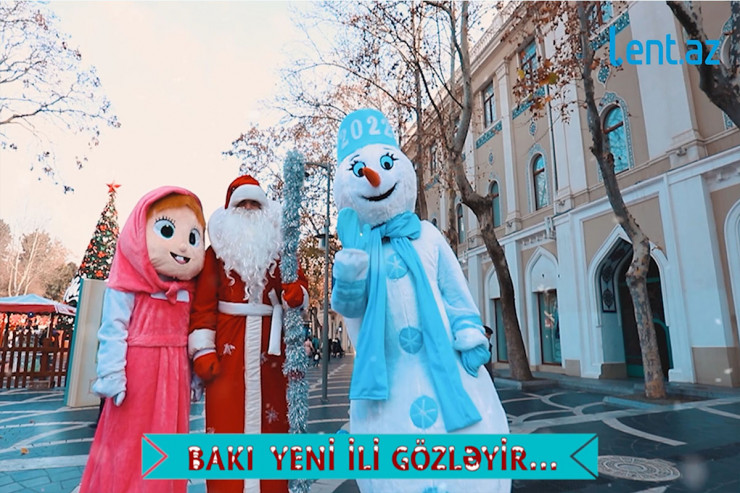 Bakı yeni ili gözləyir