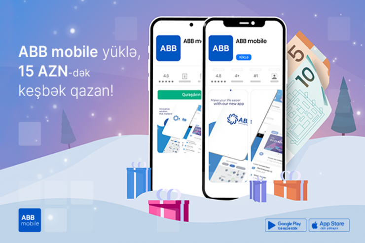 ABB mobile ilə ödəniş et, 15 AZN-dək keşbək qazan
