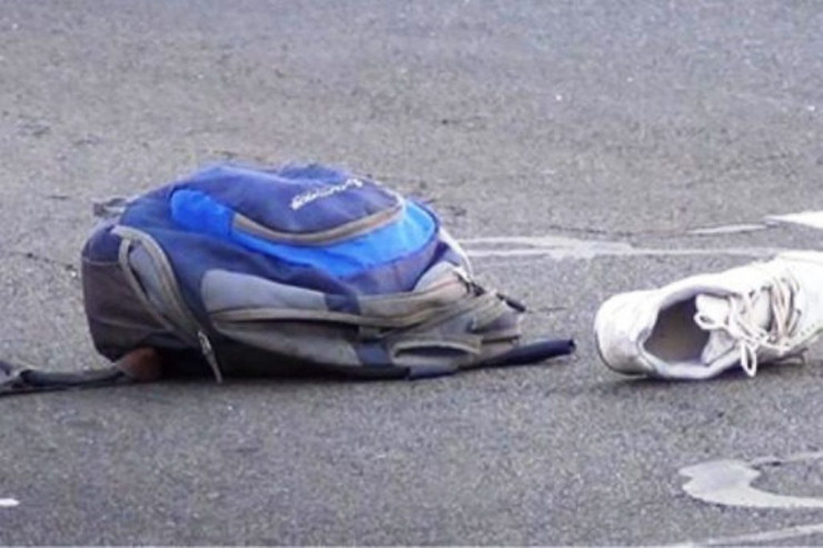 Fatmayıda məktəblini maşın vurub öldürdü - Ürəyi zəif olanlar baxmasın  - VİDEO 