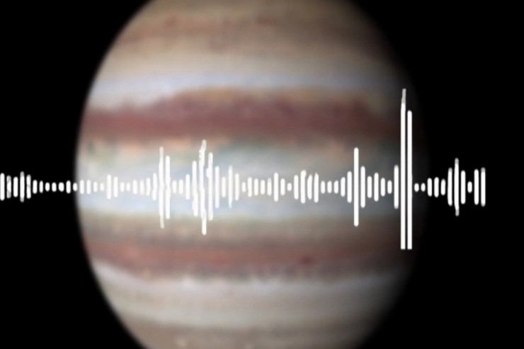 NASA Yupiterdəki  SƏSLƏRİ   yaydı