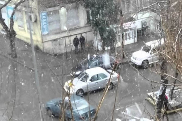 Bakıya İLK QAR  yağdı - VİDEO 