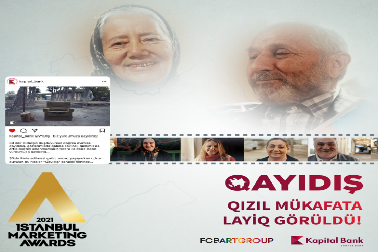 "Kapital Bank"ın “Qayıdış” filmi beynəlxalq mükafata layiq görülüb