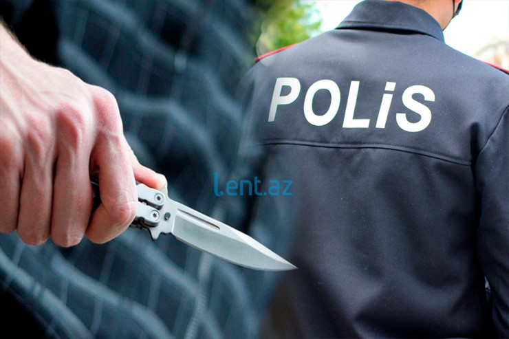 Azərbaycanda iki polis BIÇAQLANDI 