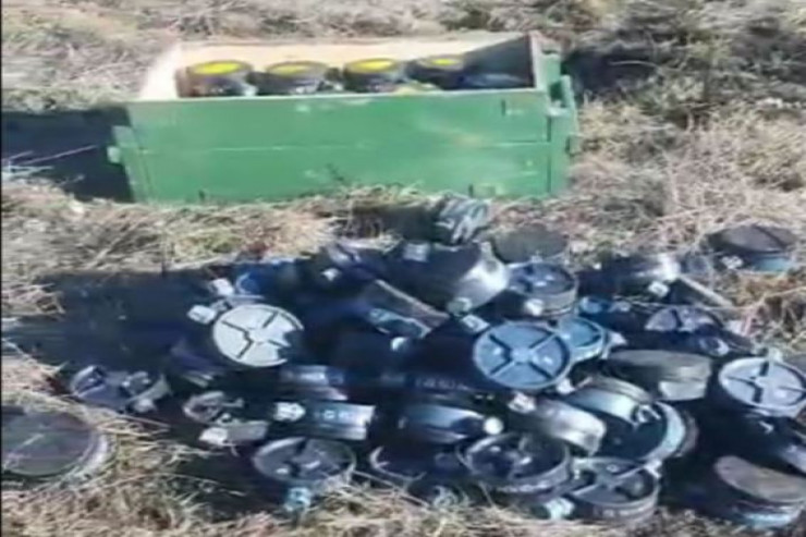 Ermənistanla sərhəddə 120 mina zərərsizləşdirilib-FOTO 