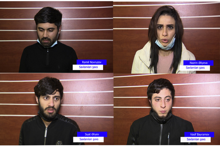 Quldurluq edən Vasif Bayramov, Nəzrin Əliyeva, Ramil Novruzov və Suat Əliyev