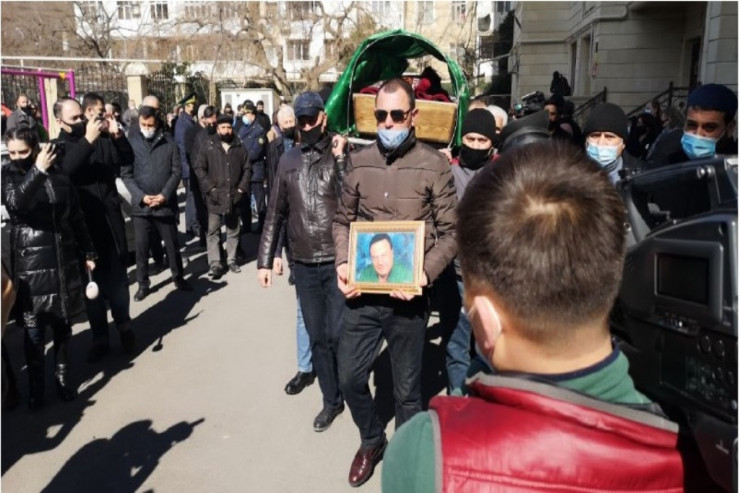 Xalq artisti Yalçın Rzazadə ilə vida mərasimi