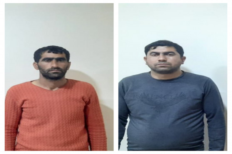 Azad olunmuş ərazilərə qanunsuz getmək istəyən  İxtiyar Musayev və Arzu Musayev