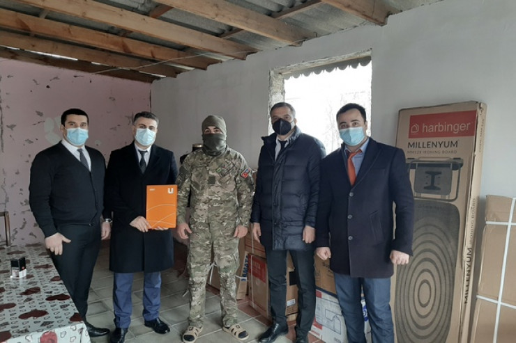 Unibank şəhid ailəsinə və Qarabağ qazisinə şəxsi biznes yaratmaqda dəstək oldu-FOTO 