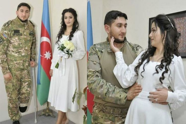 Qazi Abbas Yusifov xanımı Günel ilə