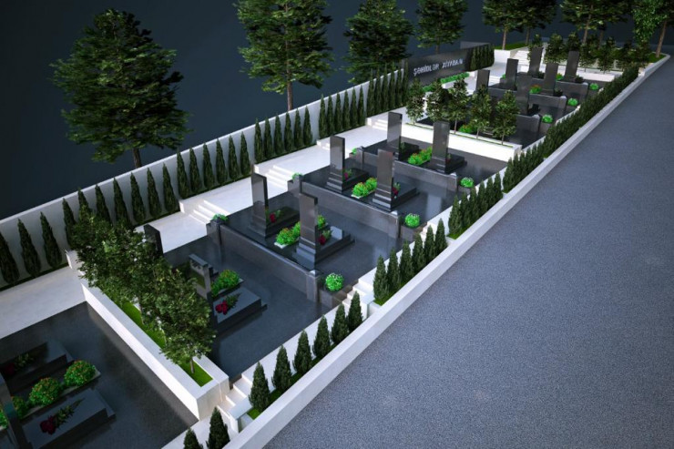 Yeni yaradılan Şəhidlər Memorial Kompleksi