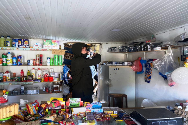 Xızıda mağaza qarət olundu -  FOTO  