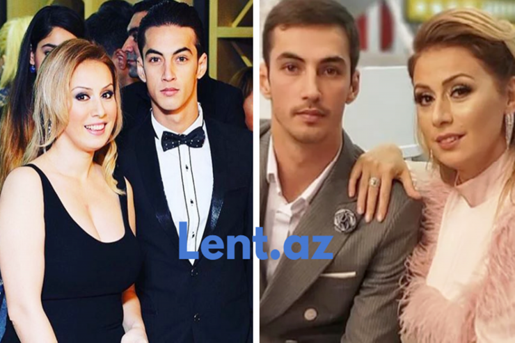 Müğənni Roza Zərgərli və oğlu