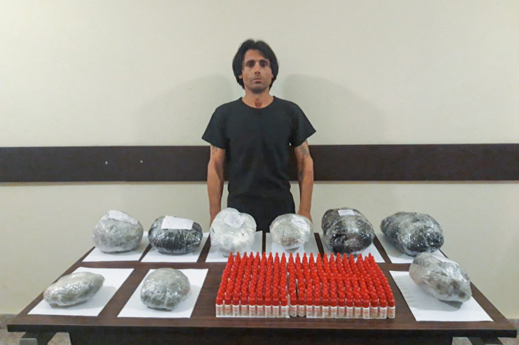 Azərbaycana külli miqdarda narkotik keçirilməsinə imkan verilmədi