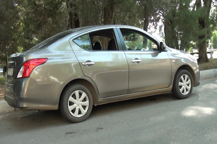 Soyğunçuluq edilən taksi