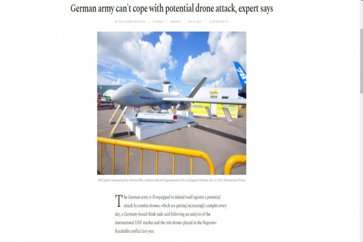 Alman ekspert:  "Bu konfliktdə Azərbaycanla döyüşəsi olsaydıq, şansımız olmazdı"