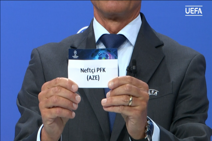 "Neftçi"nin Çempionlar Liqasındakı rəqibi bəlli oldu