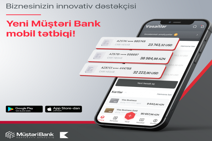 “Müştəri Bank Mobile” — biznes üçün yeni mobil bankçılıq tətbiqi
