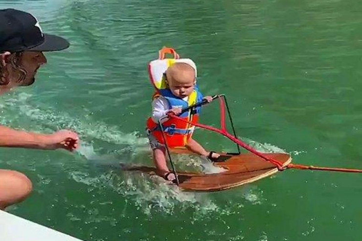 Rich Humpherys, ən gənc su xizəyçisi