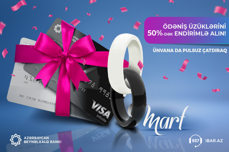 Azərbaycan Beynəlxalq Bankından xanımlara hədiyyə