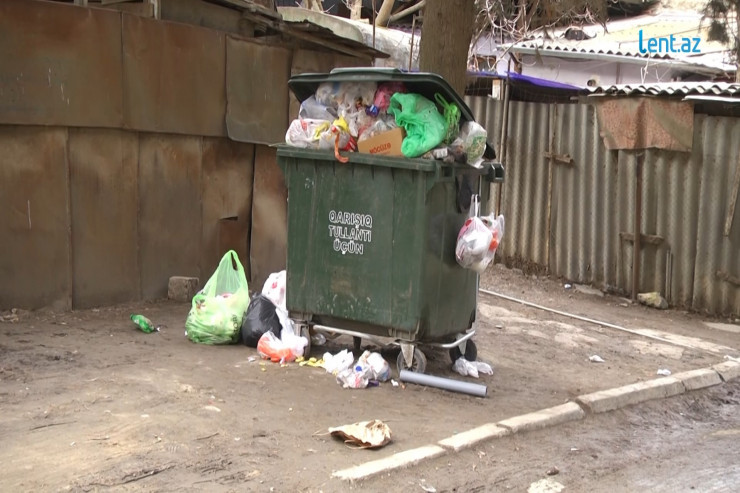 Zibillə dolu konteyner