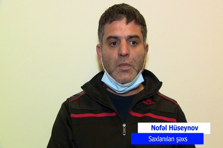 Narkotikə görə saxlanılan Nofəl Hüseynov
