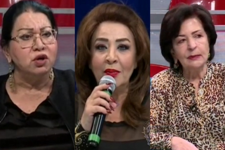 Vəkil Şəfiqə Nağıyeva, meyxanaçı Samirə Yusifqızı, əməkdar artist Kübra Əliyeva