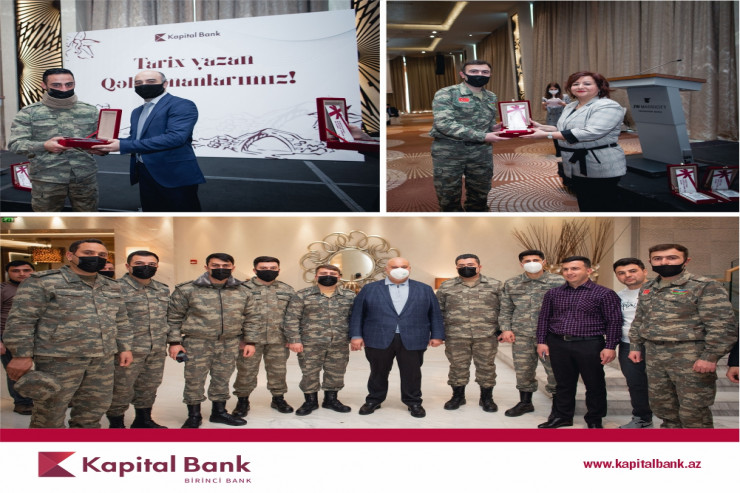 "Kapital Bank"ın rəhbərliyi müharibə iştirakçıları ilə görüş keçirdi