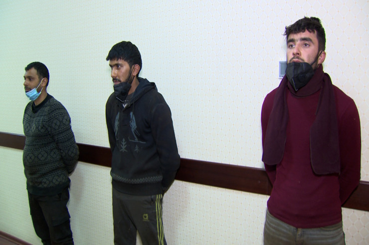 Saxlanılan şəxslər  Səid Əlizadə, Rüstəm Mirzəyev və Sərxan Mirzəyev