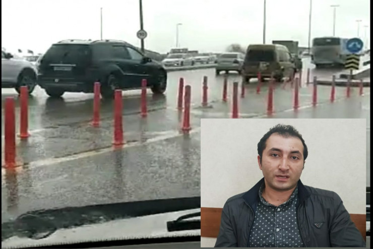 Bakıda qayda pozan sürücü