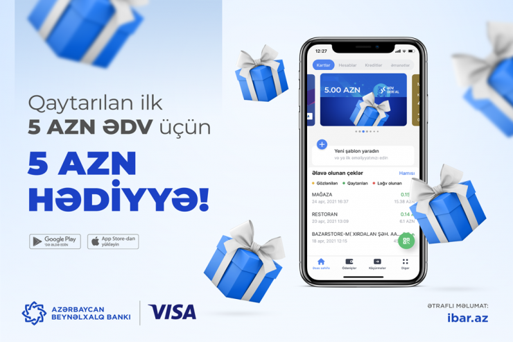 ƏDV-nizə 5 AZN də IBA Mobile-dan!