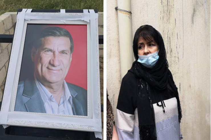 Xalq artisti Arif Quliyev və xanımı 