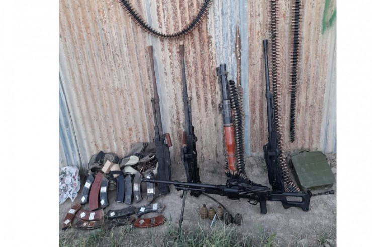 Tapılan silah-sursat